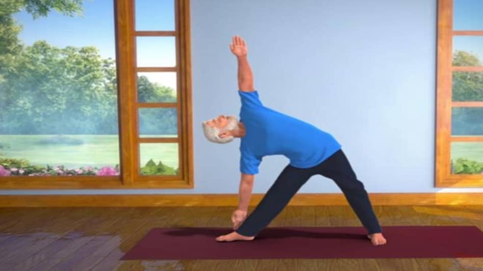 The videos include several asanas such as suryanamaskar, pranayam and dhayana The videos include several asanas such as suryanamaskar, pranayam and dhayana