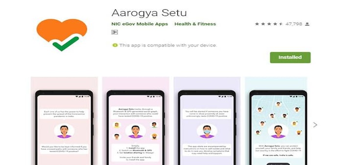 Aarogya Setu is available on both Android and iOS. It can be downloaded from respective play stores Aarogya Setu is available on both Android and iOS. It can be downloaded from respective play stores