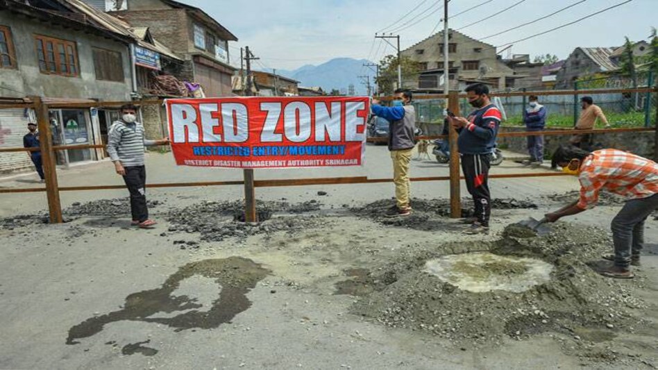 As many as 170 districts of India's 720 districts have been marked 'red zones' or hotspots with major outbreaks As many as 170 districts of India's 720 districts have been marked 'red zones' or hotspots with major outbreaks