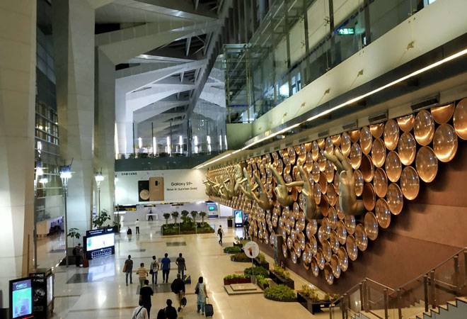 The Indira Gandhi International Airport in Delhi The Indira Gandhi International Airport in Delhi
