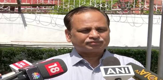 Delhi Health Minister Satyendra Jain (Source - Twitter/ANI) Delhi Health Minister Satyendra Jain (Source - Twitter/ANI)