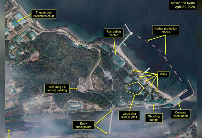 Satellite Image of KIm Jong Un's train (Source: Reuters) Satellite Image of KIm Jong Un's train (Source: Reuters)