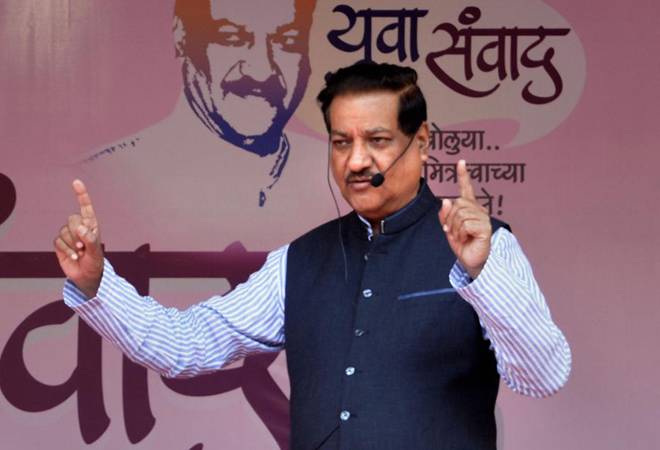 Senior Congress leader Prithviraj Chavan Senior Congress leader Prithviraj Chavan