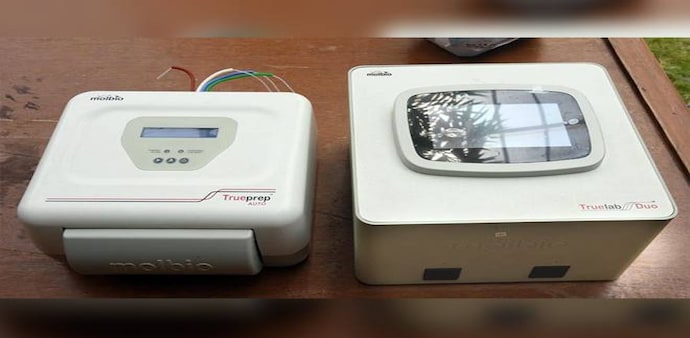 The AMTZ Trueprep coronavirus testing kit The AMTZ Trueprep coronavirus testing kit