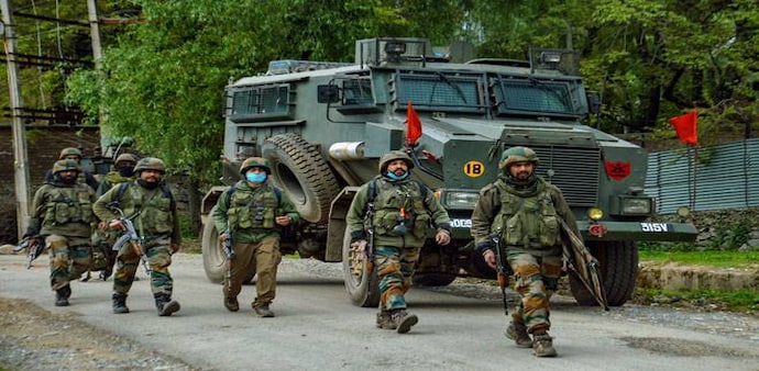The Lashkar-e-Taiba (LET) chief, identified as Haider, has been killed in Handwara encounter / Image source PTI The Lashkar-e-Taiba (LET) chief, identified as Haider, has been killed in Handwara encounter / Image source PTI