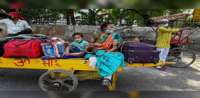 The 8 crore migrants constitute around 6% of the total population The 8 crore migrants constitute around 6% of the total population