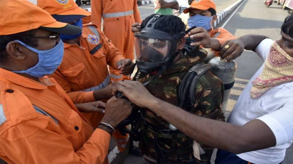 Vizag gas leak: The Greater Visakhapatnam Municipal Corporation put out an advisory on Twitter asking people to wear mask, eat banana and jaggery and drink milk to neutralise the effects of the gas Vizag gas leak: The Greater Visakhapatnam Municipal Corporation put out an advisory on Twitter asking people to wear mask, eat banana and jaggery and drink milk to neutralise the effects of the gas
