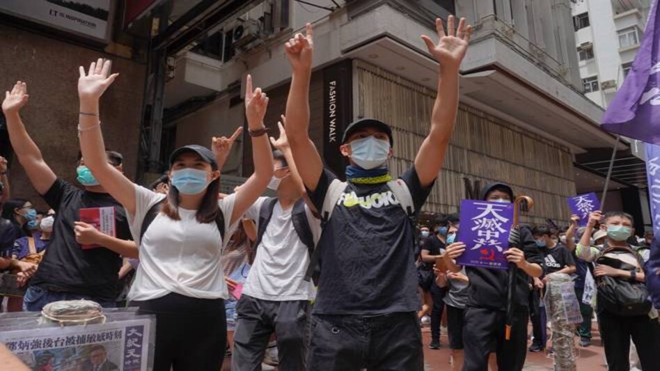 But of greater concern in Hong Kong is the Chinese government's national security law for the city, which is expected to be enacted before September But of greater concern in Hong Kong is the Chinese government's national security law for the city, which is expected to be enacted before September
