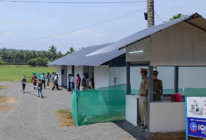 Newly set-up makeshift hospital near the Kerala-Karnataka border at Muthanga during the nationwide lockdown. Newly set-up makeshift hospital near the Kerala-Karnataka border at Muthanga during the nationwide lockdown.