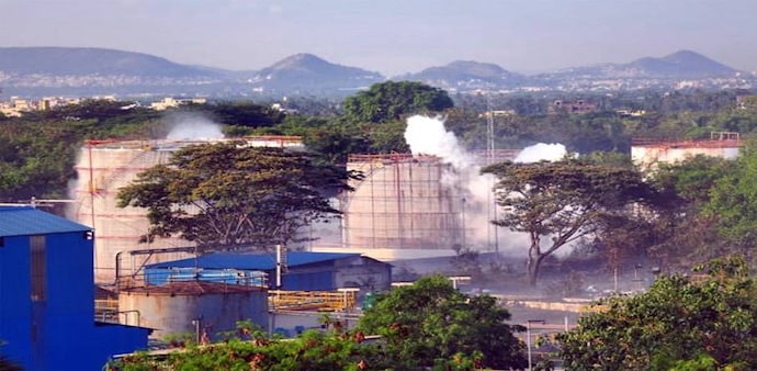 LG Polymers chemical plant at Visakhapatnam LG Polymers chemical plant at Visakhapatnam