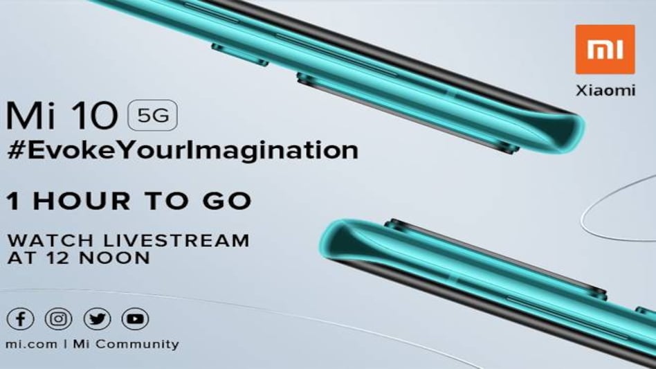 Xiaomi launches Mi 10 in India today Xiaomi launches Mi 10 in India today