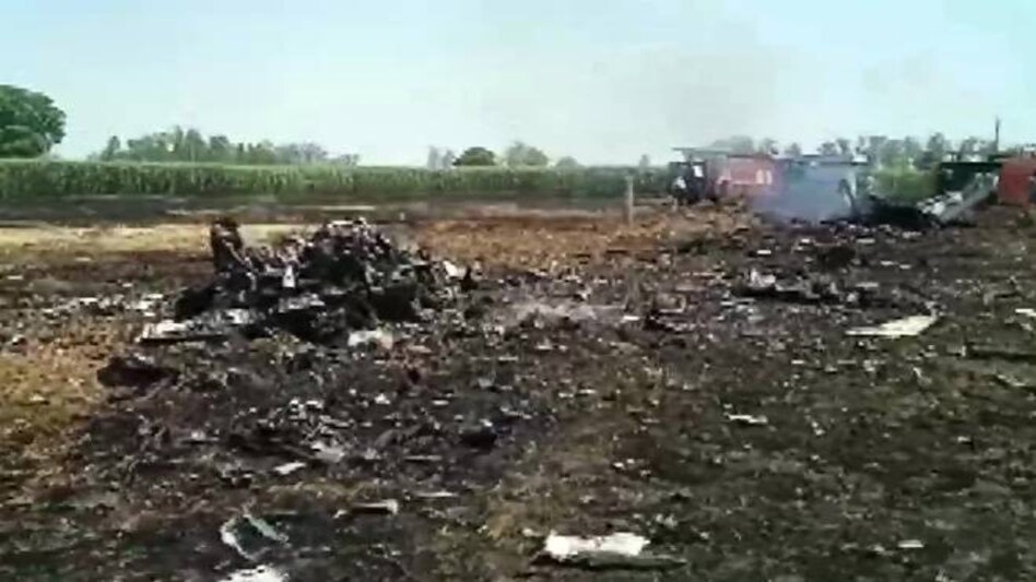 IAF MiG-29 fighter jet crash in Punjab today IAF MiG-29 fighter jet crash in Punjab today