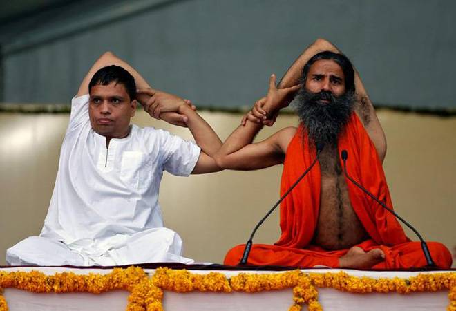 Yoga Guru Baba Ramdev and Patanjali Ayurved MD Balkrishna Yoga Guru Baba Ramdev and Patanjali Ayurved MD Balkrishna
