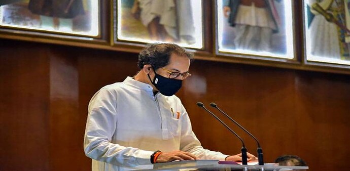 Maharashtra Chief Minister Uddhav Thackeray takes oath as a Member of Legislative Council, in Mumbai Maharashtra Chief Minister Uddhav Thackeray takes oath as a Member of Legislative Council, in Mumbai