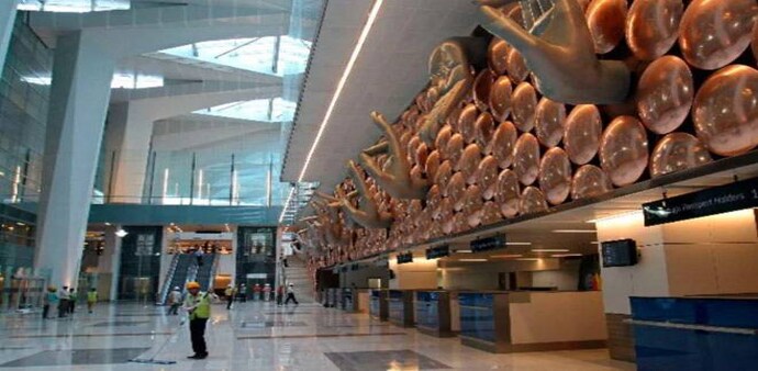 The sensor-based technology will be installed in washrooms and queues at Delhi airport The sensor-based technology will be installed in washrooms and queues at Delhi airport