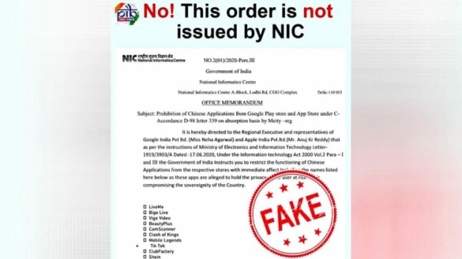 Govt says no order to ban Chinese apps like TikTok and others from Google Play, App Store Govt says no order to ban Chinese apps like TikTok and others from Google Play, App Store