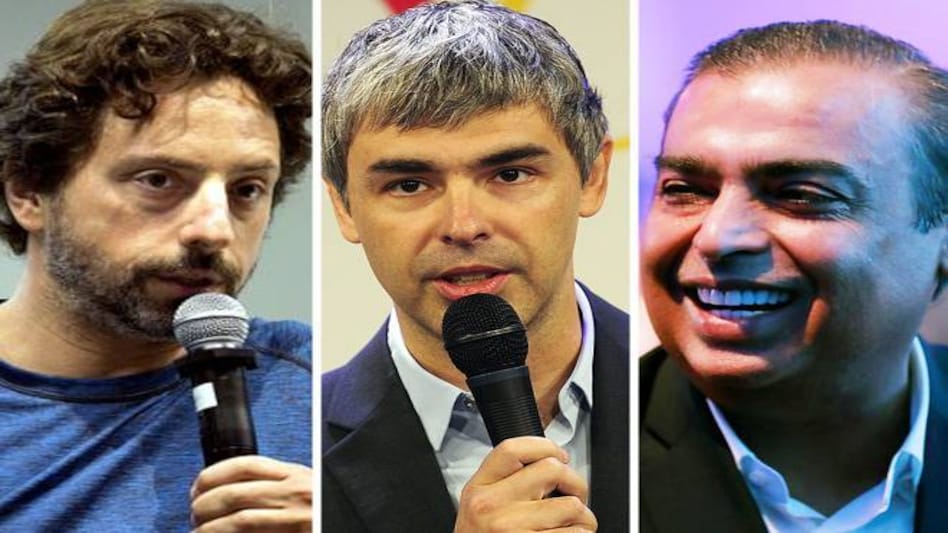 Mukesh Ambani has surpassed Google parent co-founders Sergey Brin and Larry Page Mukesh Ambani has surpassed Google parent co-founders Sergey Brin and Larry Page