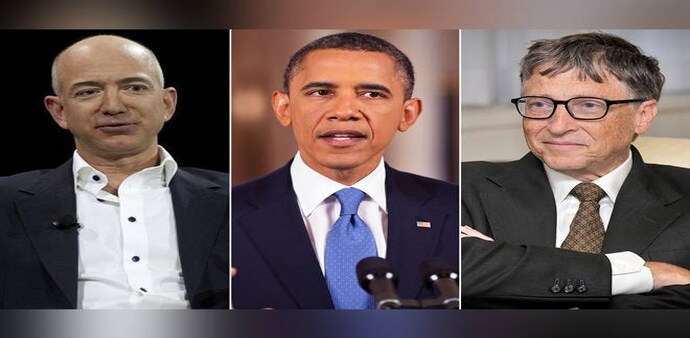 (From LtoR) Amazon chairperson Jeff Bezos, former US President Barack Obama and Microsoft co-founder Bill Gates Twitter accounts got hacked yesterday (From LtoR) Amazon chairperson Jeff Bezos, former US President Barack Obama and Microsoft co-founder Bill Gates Twitter accounts got hacked yesterday