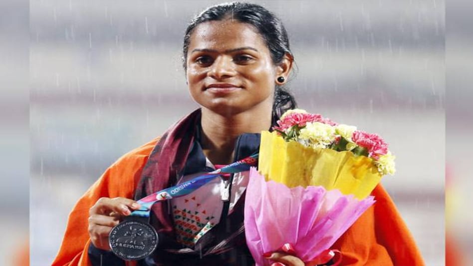 Dutee Chand is national champion in the women's 100 metres dash event Dutee Chand is national champion in the women's 100 metres dash event
