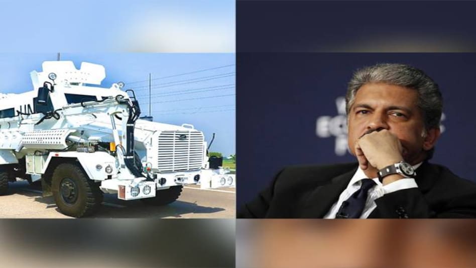 Mahindra Defence reveals new armoured vehicle; Anand Mahindra calls it a 'Mean Machine' Mahindra Defence reveals new armoured vehicle; Anand Mahindra calls it a 'Mean Machine'