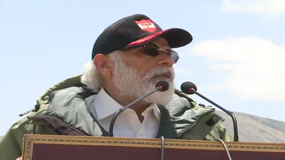 PM Modi visits soldiers in Ladakh PM Modi visits soldiers in Ladakh