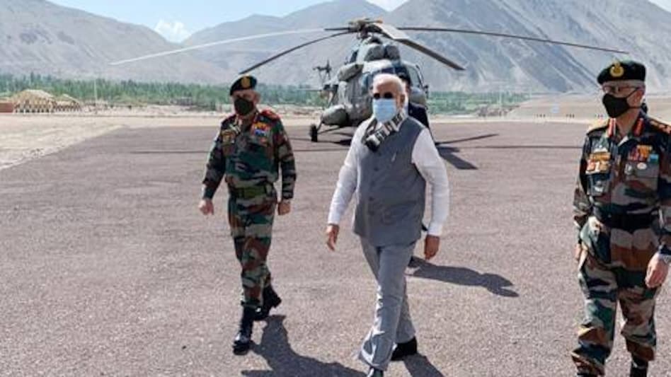 PM Modi is visiting area for the first time since clashes with the Chinese on June 15 PM Modi is visiting area for the first time since clashes with the Chinese on June 15