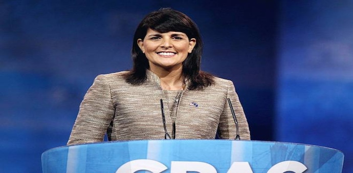Indian-American politician Nikki Haley Indian-American politician Nikki Haley