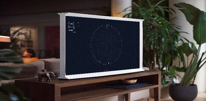 The Serif goes beyond the concept of traditional TV The Serif goes beyond the concept of traditional TV