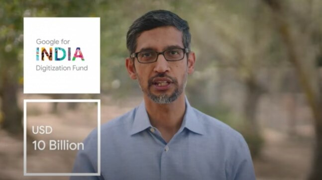 Google CEO Sundar Pichai announces India Digitization Fund, will invest Rs 75,000 crore
