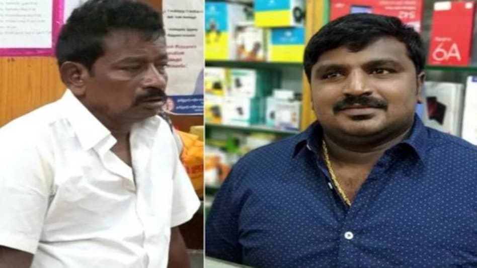 J Jayaraj, 59, and Bennicks Immanuel, 31, were subjected to a brutal thrashing J Jayaraj, 59, and Bennicks Immanuel, 31, were subjected to a brutal thrashing