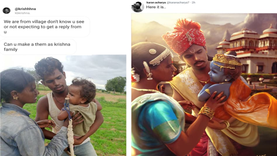 Karan Acharya's new work involves children and deities Karan Acharya's new work involves children and deities