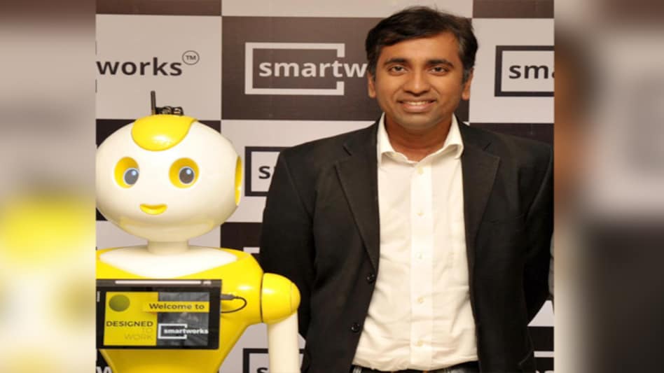 Balaji Mitra, the CEO of Mitra Robot, a humanoid robot designed and developed by his startup venture Invento Robotics, Photo: Facebook Balaji Mitra, the CEO of Mitra Robot, a humanoid robot designed and developed by his startup venture Invento Robotics, Photo: Facebook