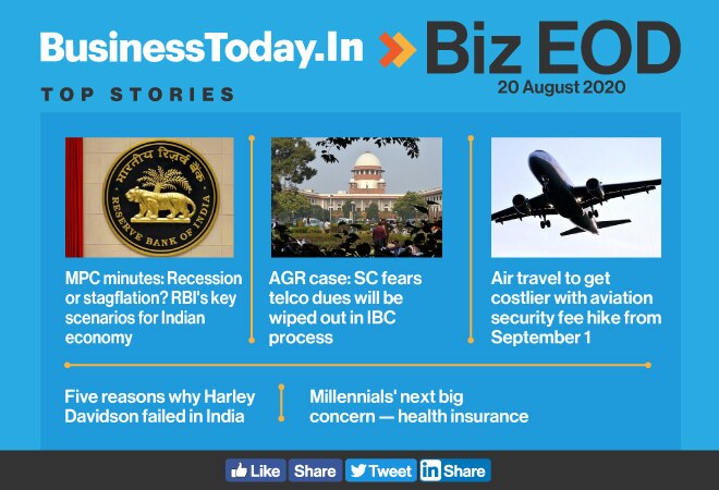 Biz EOD: RBI's key scenarios for Indian economy; why Harley Davidson failed in India; millennials' next big concern