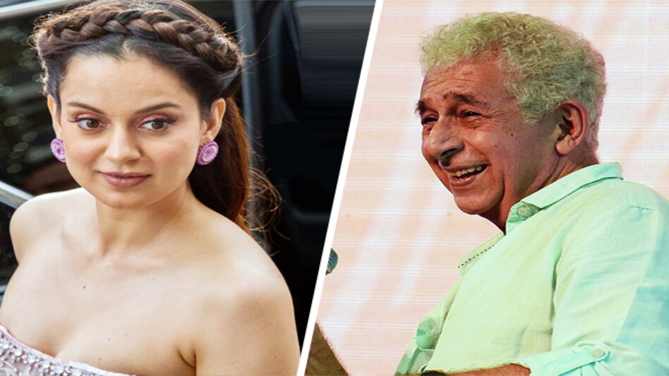 Naseeruddin Shah and Kangana Ranaut have been at loggerheads since the former's 'half-educated starlet' jibe Naseeruddin Shah and Kangana Ranaut have been at loggerheads since the former's 'half-educated starlet' jibe