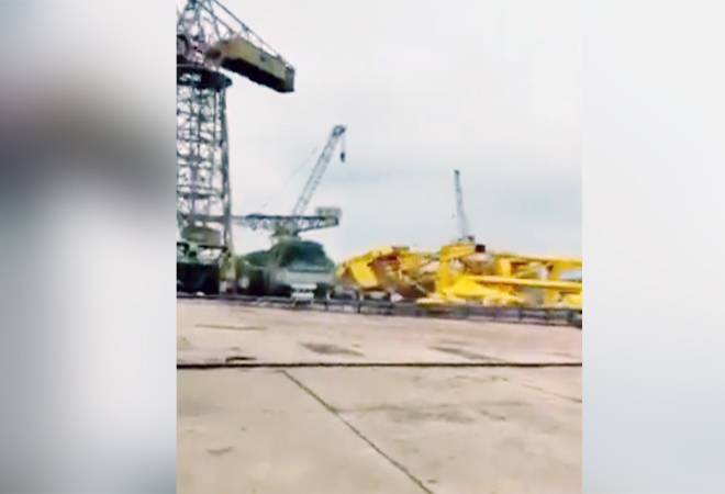 8 dead after crane collapses at Visakhapatnam's Hindustan Shipyard