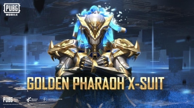 PUBG Mobile Golden Pharaoh X-Suit is now live as first upgradable outfit
