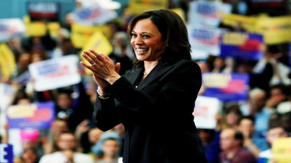 Kamala Harris who is the first Asian-American woman and the first woman of colour to be selected as the vice-presidential nominee on the Democratic ticket, is half Indian and half Jamaican Kamala Harris who is the first Asian-American woman and the first woman of colour to be selected as the vice-presidential nominee on the Democratic ticket, is half Indian and half Jamaican