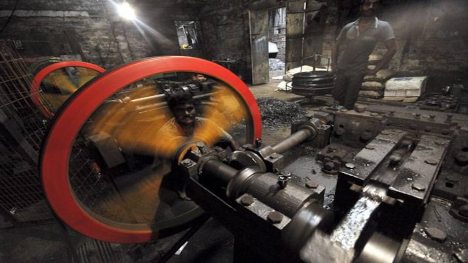 The survey showed manufacturers saw demand capacity fall less than before, with total output and new orders contracting at their slowest pace in five months The survey showed manufacturers saw demand capacity fall less than before, with total output and new orders contracting at their slowest pace in five months