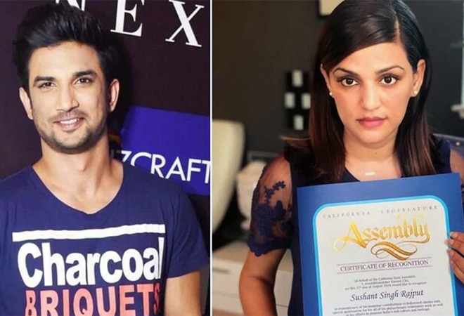 The California State Assembly has recognised Sushant Singh Rajput for his contribution to cinema and the community The California State Assembly has recognised Sushant Singh Rajput for his contribution to cinema and the community