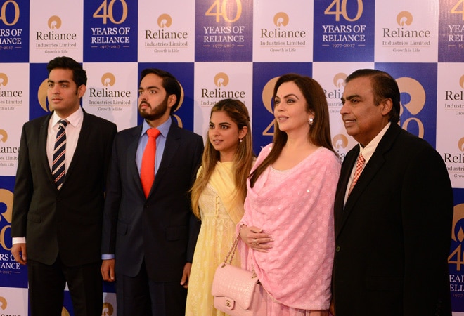 Ambani family has three inheritors in the third generation - Akash, Anant and Isha Ambani family has three inheritors in the third generation - Akash, Anant and Isha