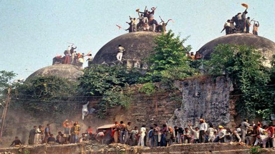 The Babri Masjid was demolished in December 1992 by kar sevaks who claimed that the mosque in Ayodhya was built on the site of an ancient Ram temple. The Babri Masjid was demolished in December 1992 by kar sevaks who claimed that the mosque in Ayodhya was built on the site of an ancient Ram temple.