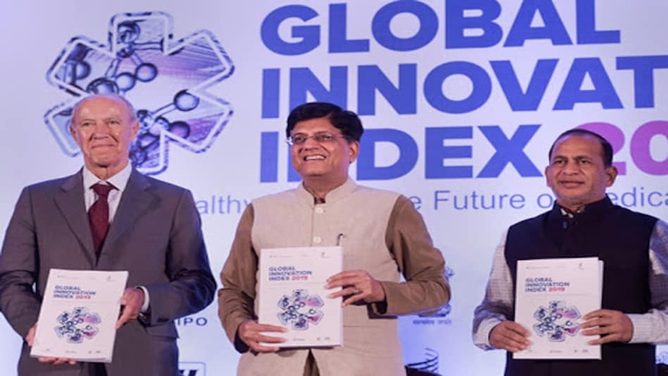 Union Minister Piyush Goyal launching Global Innovation Index 2019 Union Minister Piyush Goyal launching Global Innovation Index 2019