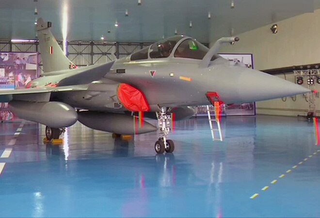 Defence Minister Rajnath Singh and Minister of Armed Forces of France Florence Parly will take part in the Rafale induction ceremony Defence Minister Rajnath Singh and Minister of Armed Forces of France Florence Parly will take part in the Rafale induction ceremony