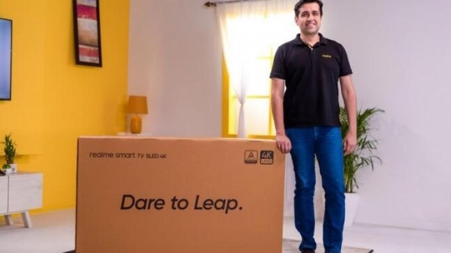 Realme 55-inch 4K SLED TV teased, tipped for October launch