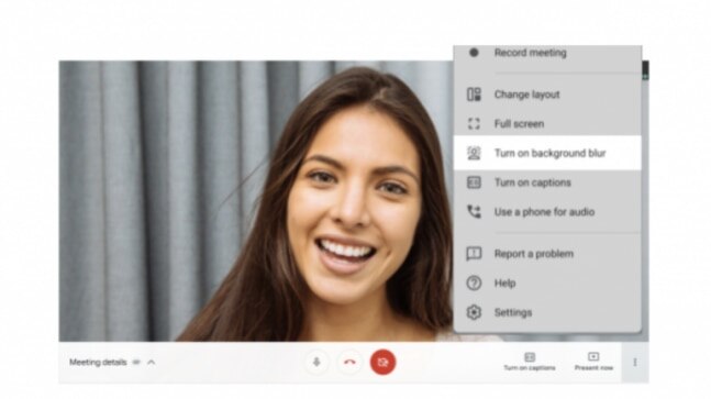 Google Meet users can now blur background, add 49 people in tiled view