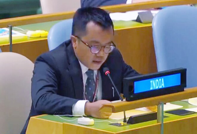 Mijito Vinito, Indian delegate at the UNGA Mijito Vinito, Indian delegate at the UNGA