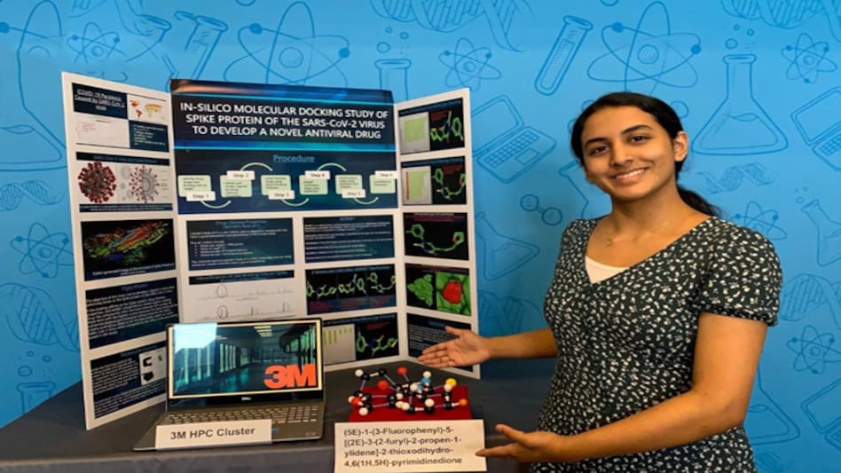 Anika Chebrolu, the winner of 2020 3M Young Scientists Challenge. Photo: Twitter Anika Chebrolu, the winner of 2020 3M Young Scientists Challenge. Photo: Twitter