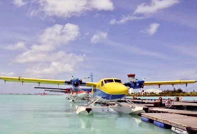 The seaplane will take around 45 minutes to cover the distance between Ahmedabad and Kevadia The seaplane will take around 45 minutes to cover the distance between Ahmedabad and Kevadia