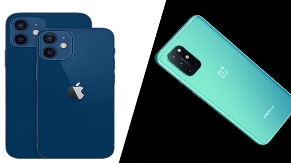 Apple iPhone 12 vs OnePlus 8T Apple iPhone 12 vs OnePlus 8T