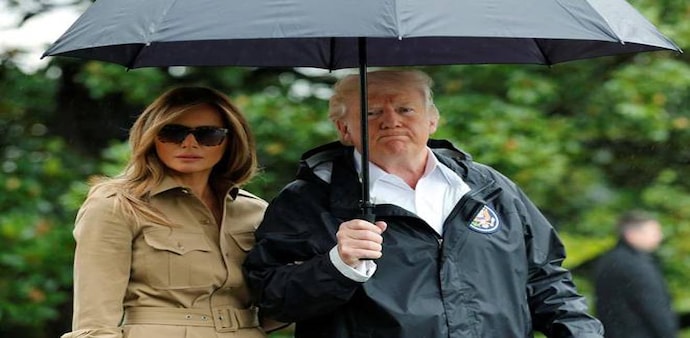 US President Donald Trump and Melania Trump US President Donald Trump and Melania Trump